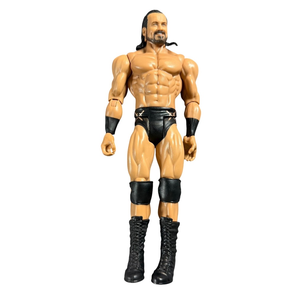 Mattel WWE Drew McIntyre Action Figure 2017 Black Trunks Sword Logo HDD51